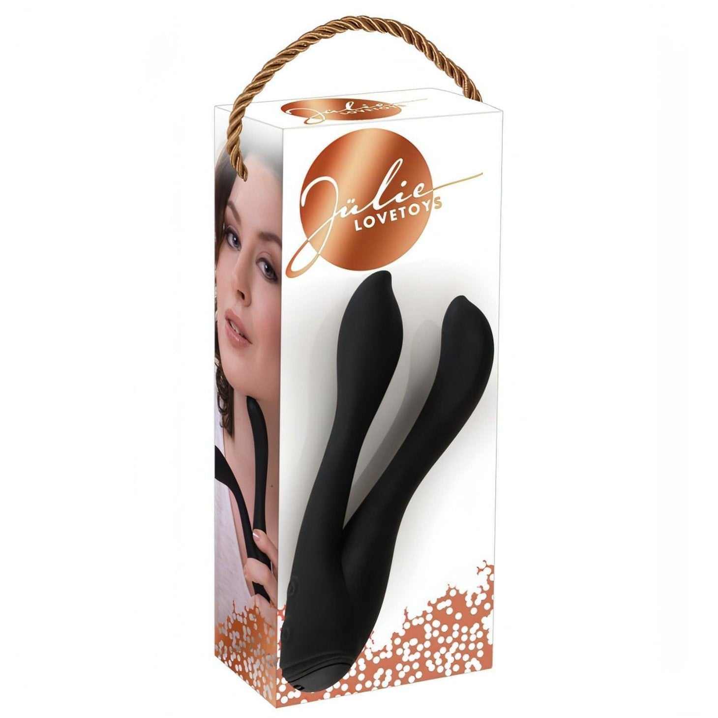 Black Leaf Dual Stimulation Vibrator - Doppio Motore da 7 diversi programmi di vibrazione, Silicone Medicale, Soft Touch & Flexi