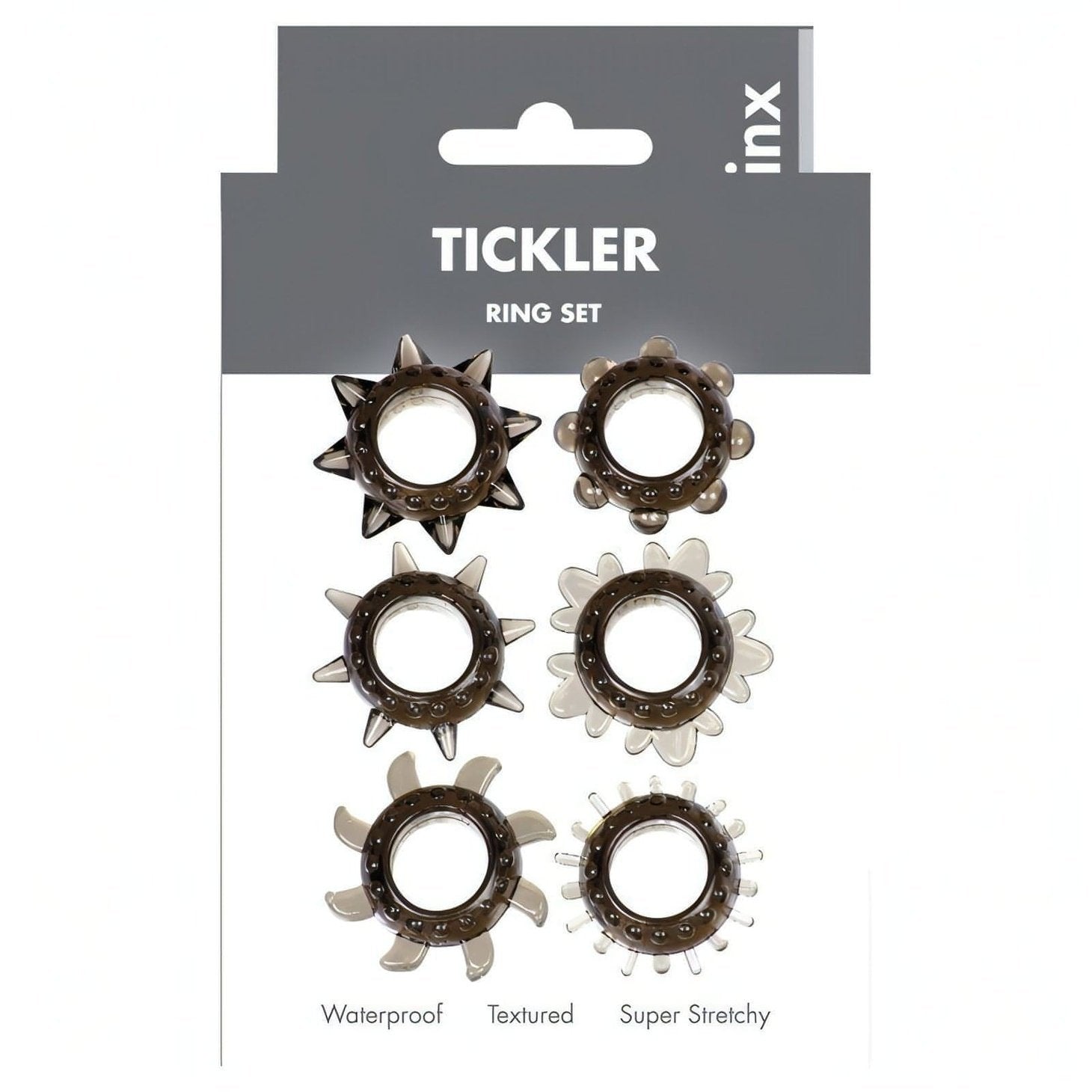 Kit 6 anelli fallici ''Tickler Ring Set''