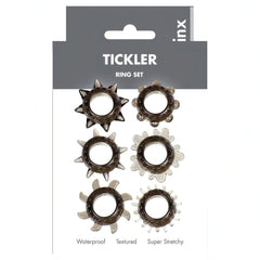 Kit 6 anelli fallici ''Tickler Ring Set''