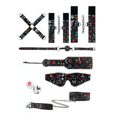 Kit Bdsm 12 pezzi Tattoo Style Bondage Kit - Old School Tattoo Style