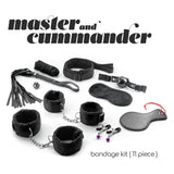 Kit bondage Master & Cummander Crushious: 11 pezzi foderati, foto 1