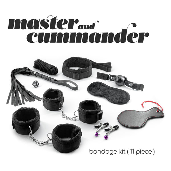 Kit bondage Master & Cummander Crushious: 11 pezzi foderati, foto 1