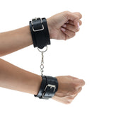 Kit bondage Punisher Crushious: 8 pezzi in ecopelle nera, foto 10