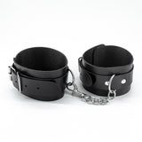Kit bondage Punisher Crushious: 8 pezzi in ecopelle nera, foto 5