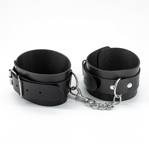 Kit bondage Punisher Crushious: 8 pezzi in ecopelle nera, foto 5