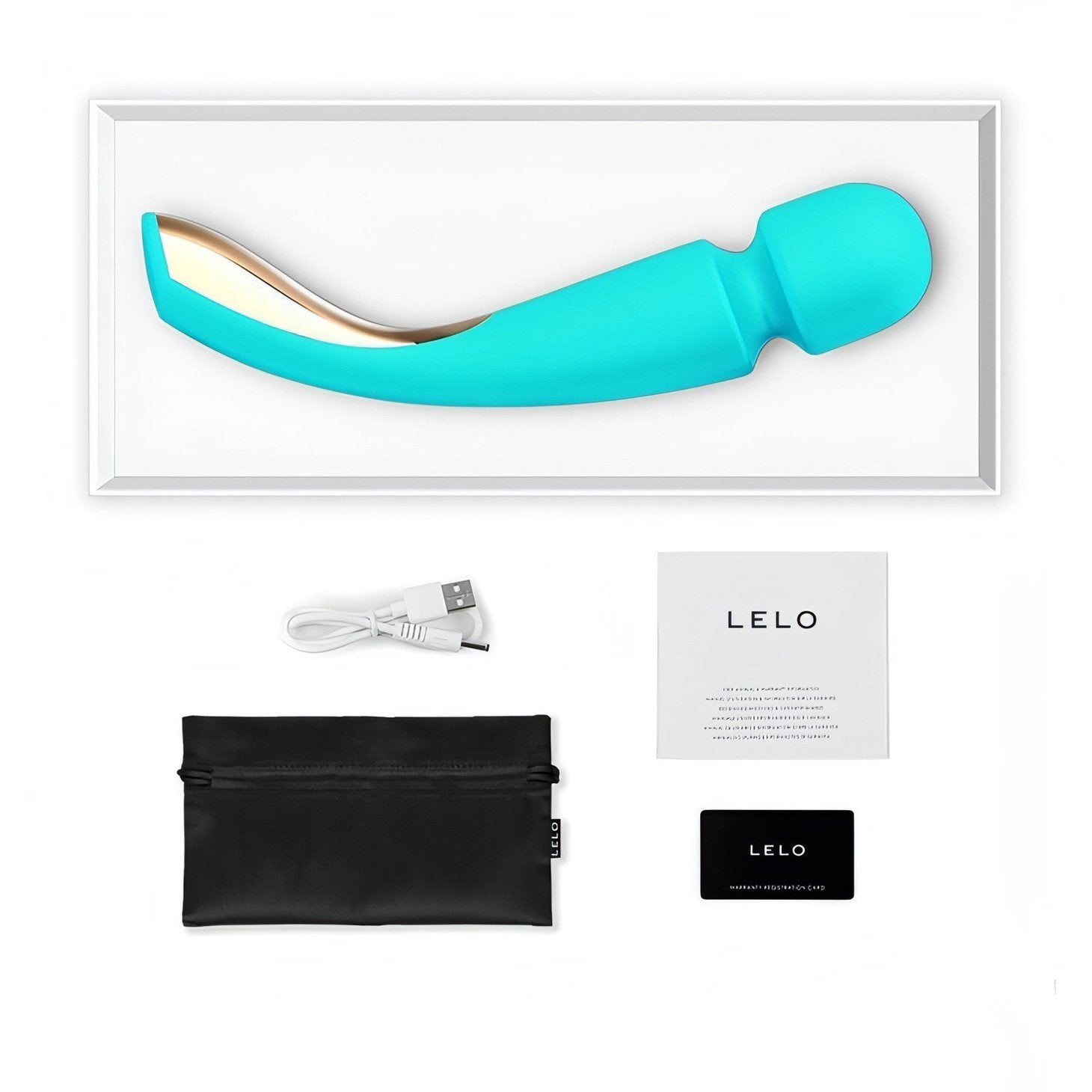 LELO Smart Wand 2 - Large, Aqua