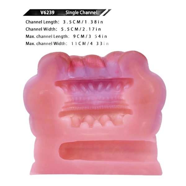 leopard silicone Fantasy Masturbators