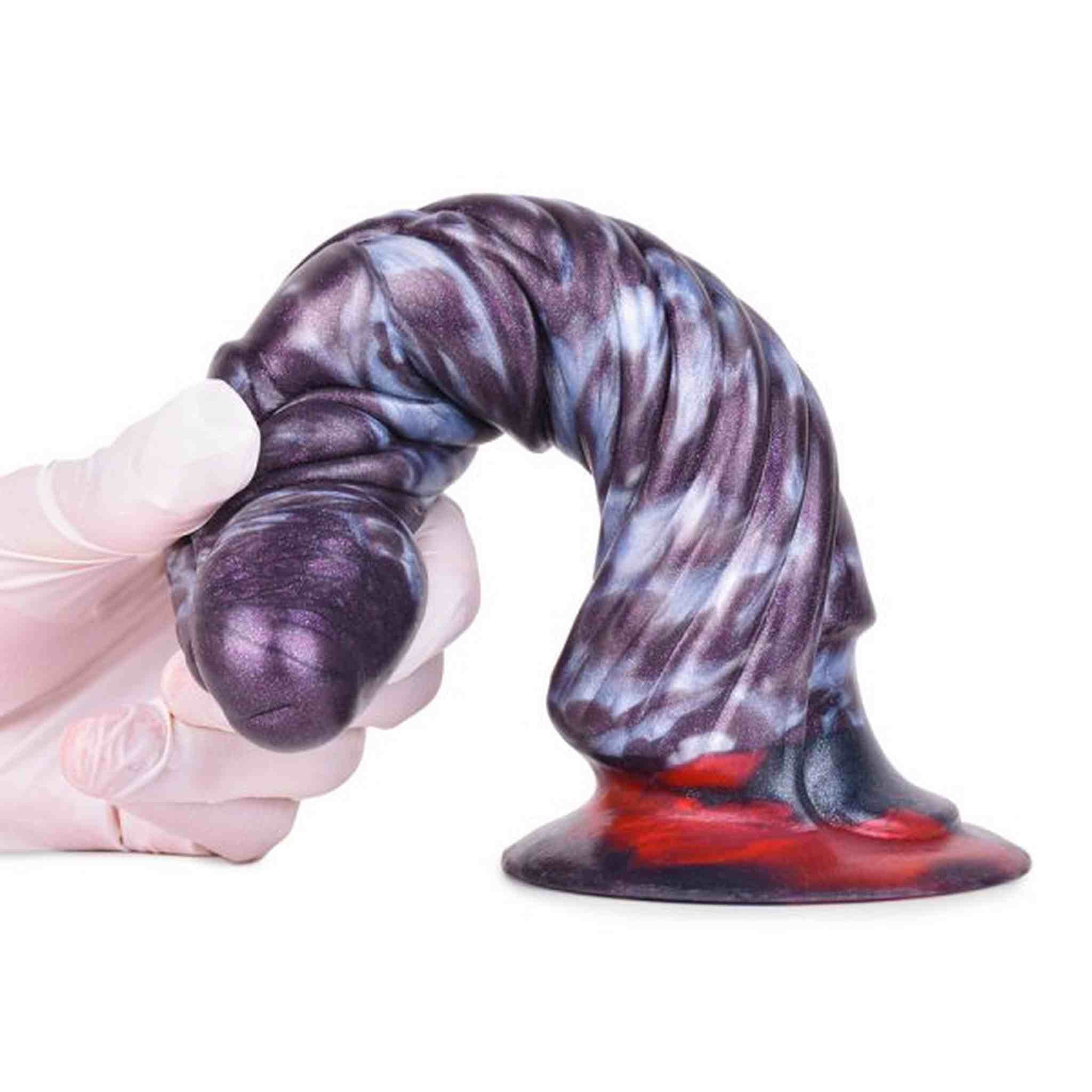 liquid silicone big animal knot dildos
