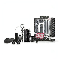 Kit Principianti Hot 'n Steamy - Gift Box con Masturbatore Vagina, Guaina Fallica, Plug Anale da Dita, Dildo Anale, Palline Anal