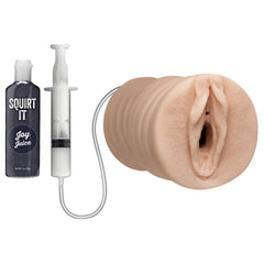 Masturbatore vagina realistico con sistema Squirt IT! - Rosa carne