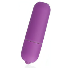 Mini Bullet Vibe - Stimolatore Clitorideo con 10 diverse modalità di vibrazione - Silicone, Viola