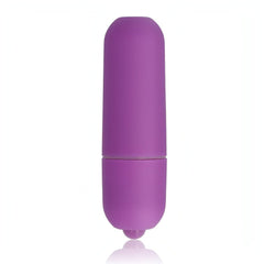 Mini Bullet Vibe - Stimolatore Clitorideo con 10 diverse modalità di vibrazione - Silicone, Viola