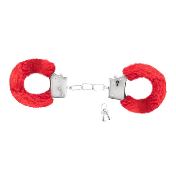 Manette in peluche Love Cuffs Crushious: metallo con chiavi, foto 6