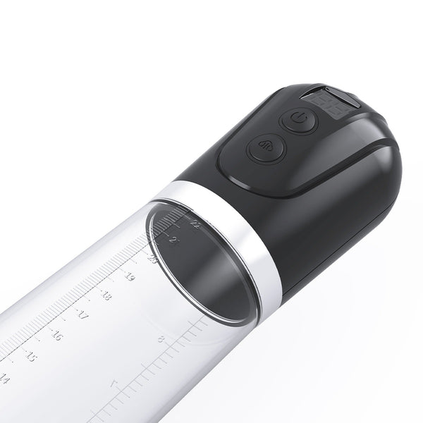 Pompa pene elettrica Go Pump con display LCD e scala graduata trasparente