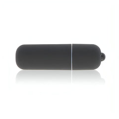 Premium Bullet Vibe Black - Silicone, Nero, 10 diverse modalità di vibrazione