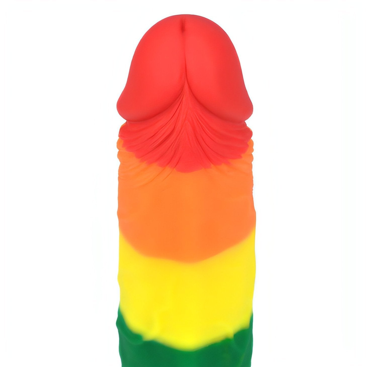 Prider Fallo Rainbow Handcrafted in Silicone Medicale 7''