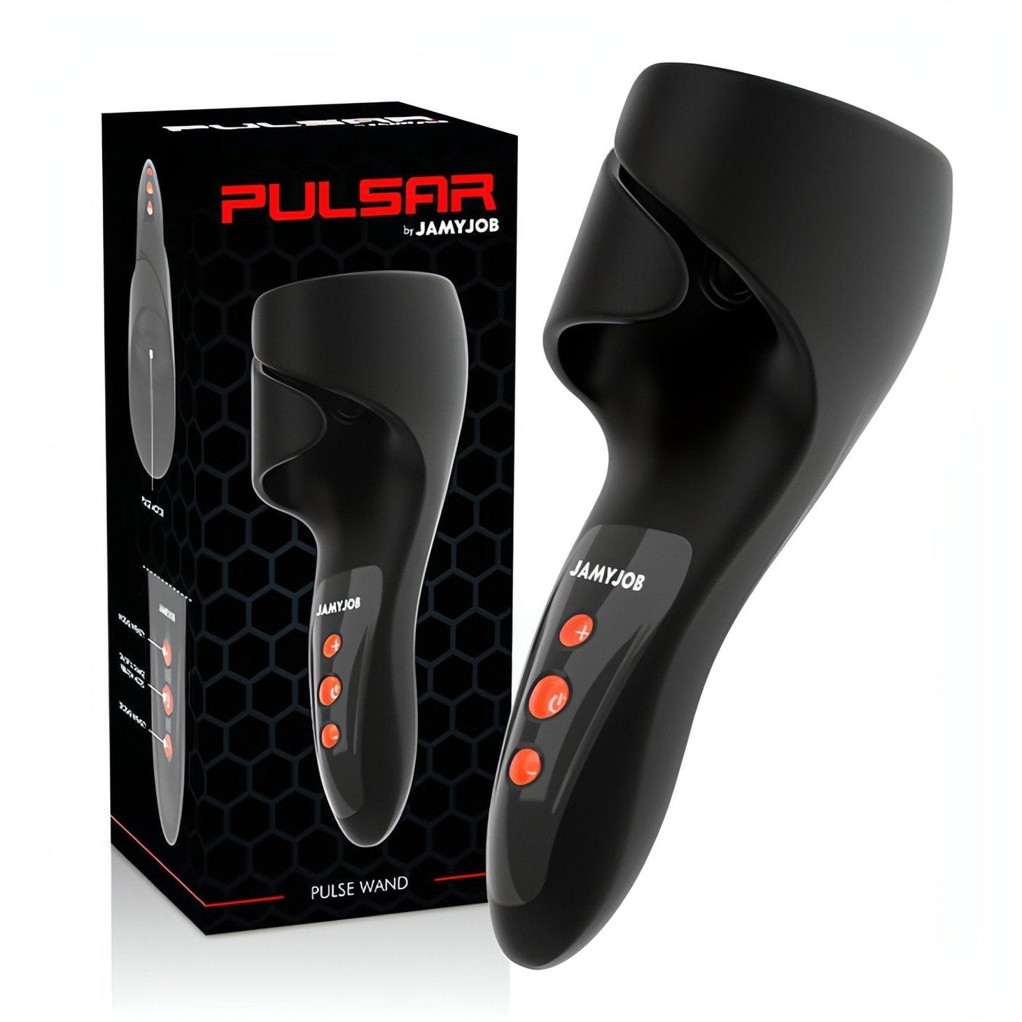 Pulse Wand Masturbatore Automatico per Pene Pulsante e Vibrante, Ricaricabile