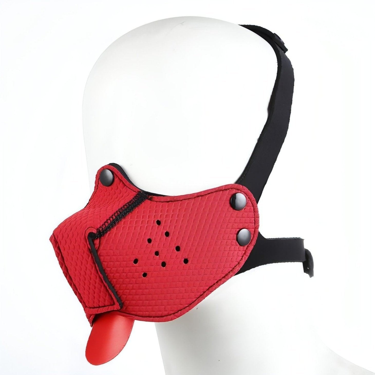 Puppy Dog Mouth Mask - Red