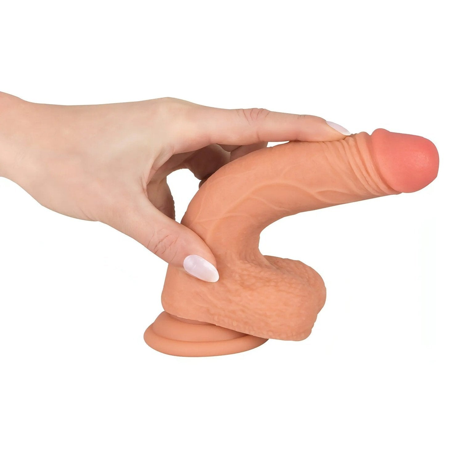 Fallo in Silicone Real Nature Boy 18.7 cm - Rosa Carne