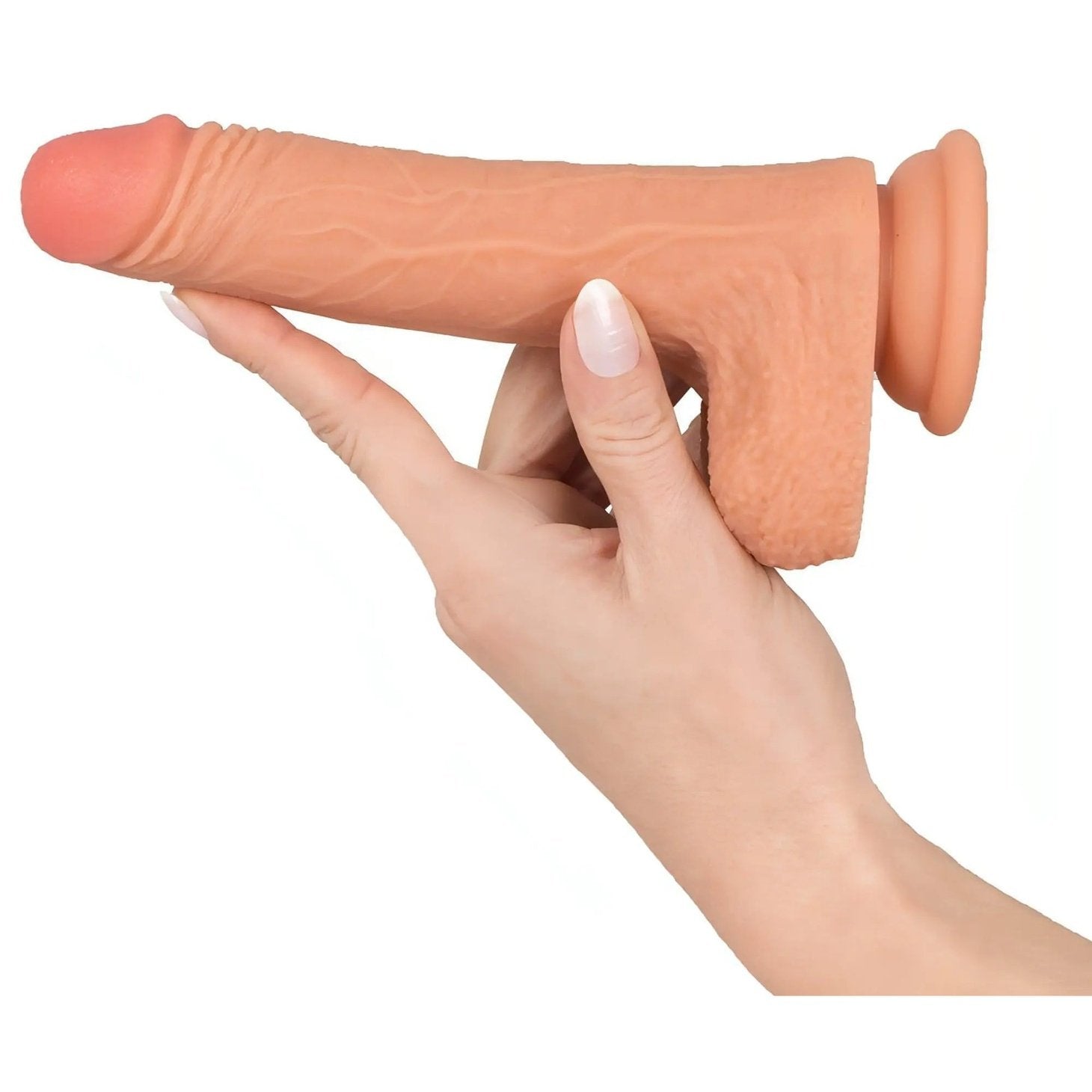 Fallo in Silicone Real Nature Boy 18.7 cm - Rosa Carne