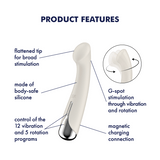 Satisfyer Spinning G-Spot 1 beige: vibratore rotante punto G