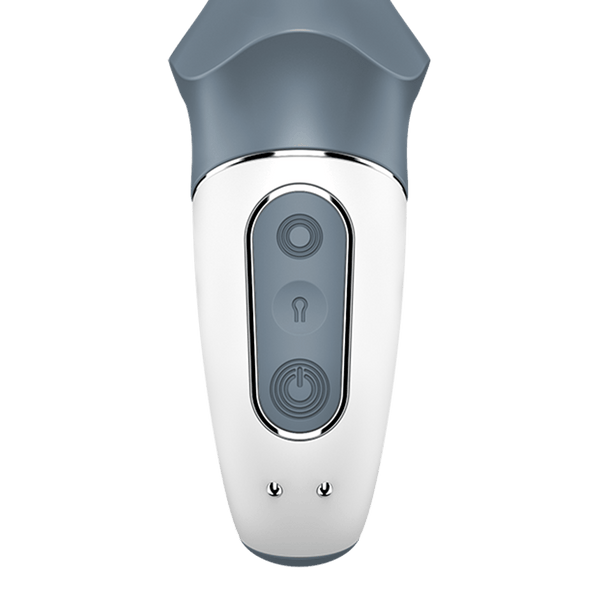 Satisfyer Air Pump Booty 1 grigio: plug anale vibrante gonfiabile