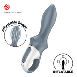Satisfyer Air Pump Booty 1 grigio: plug anale vibrante gonfiabile