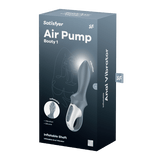 Satisfyer Air Pump Booty 1 grigio: plug anale vibrante gonfiabile