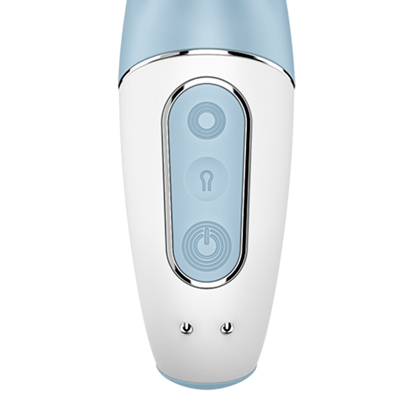 Satisfyer Air Pump Bunny 1 azzurro: vibratore rabbit gonfiabile