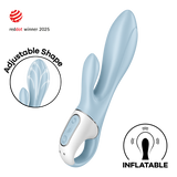 Satisfyer Air Pump Bunny 1 azzurro: vibratore rabbit gonfiabile