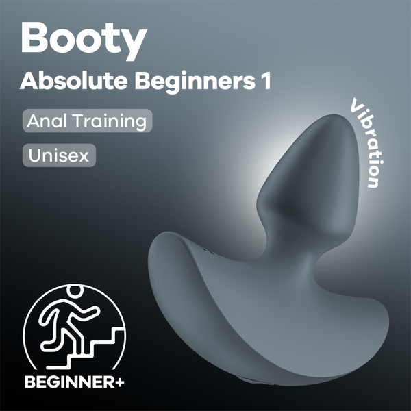 Satisfyer Booty Absolute Beginners 1 blu scuro: plug anale
