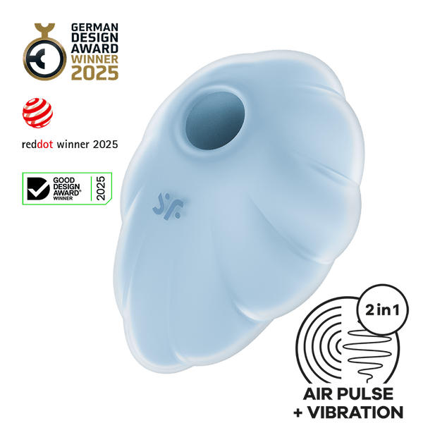 Satisfyer Cloud Dancer blu: succhia clitoride ad Air Pulse