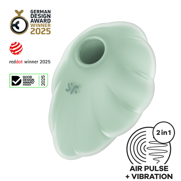 Satisfyer Cloud Dancer menta: succhia clitoride ad Air Pulse