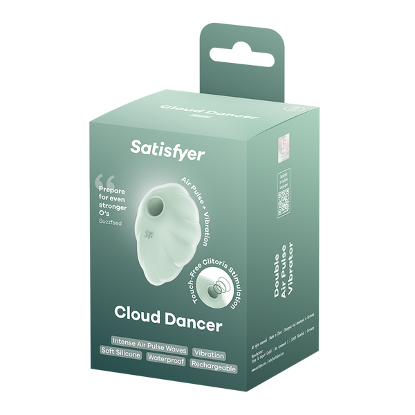 Satisfyer Cloud Dancer menta: succhia clitoride ad Air Pulse