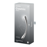 Satisfyer Cosmic Crest 1 argento: dildo in acciaio