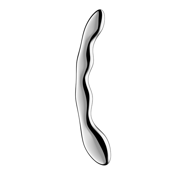 Satisfyer Cosmic Crest 2 argento: dildo in acciaio