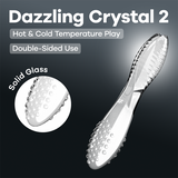 Satisfyer Dazzling Crystal 2 trasparente: dildo in vetro
