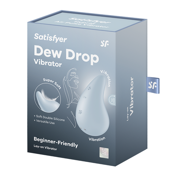 Satisfyer Dew Drop blu: vibratore clitorideo