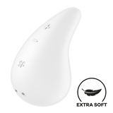 Satisfyer Dew Drop bianco: vibratore clitorideo