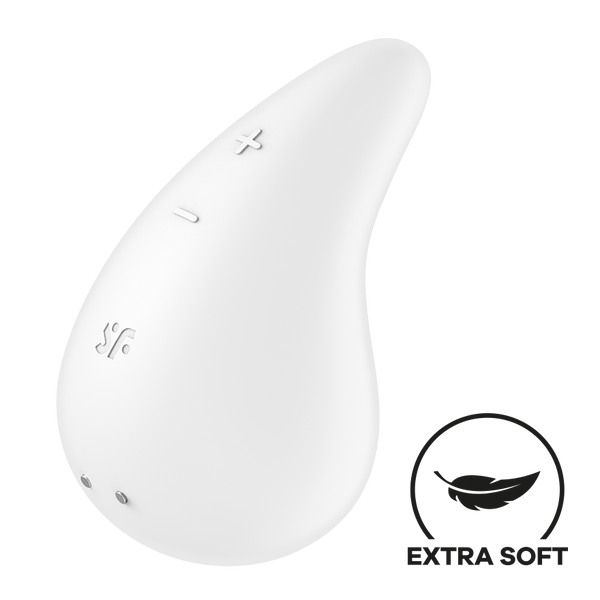 Satisfyer Dew Drop bianco: vibratore clitorideo