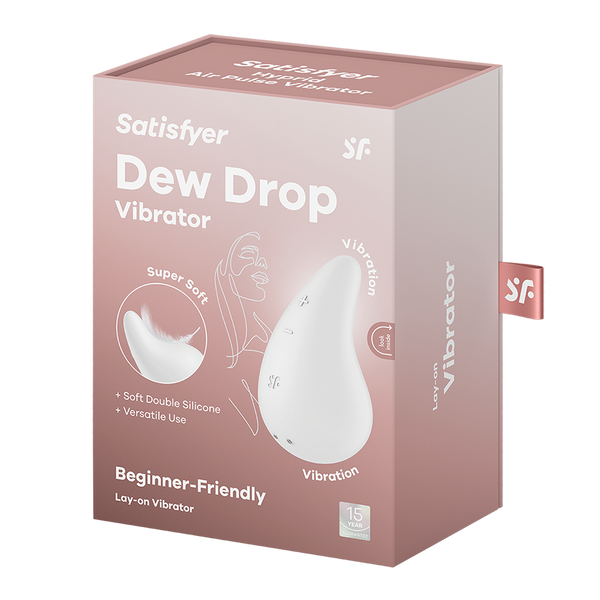 Satisfyer Dew Drop bianco: vibratore clitorideo