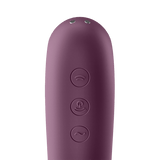 Satisfyer Dual Kiss rosso vino: succhia clitoride ad Air Pulse