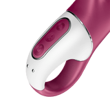 Satisfyer Heated Affair Connect App rosso porpora: vibratore riscaldante
