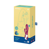 Satisfyer Heated Affair Connect App rosso porpora: vibratore riscaldante