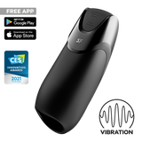 Satisfyer Men Vibration+ Connect App nero: masturbatore vibrante