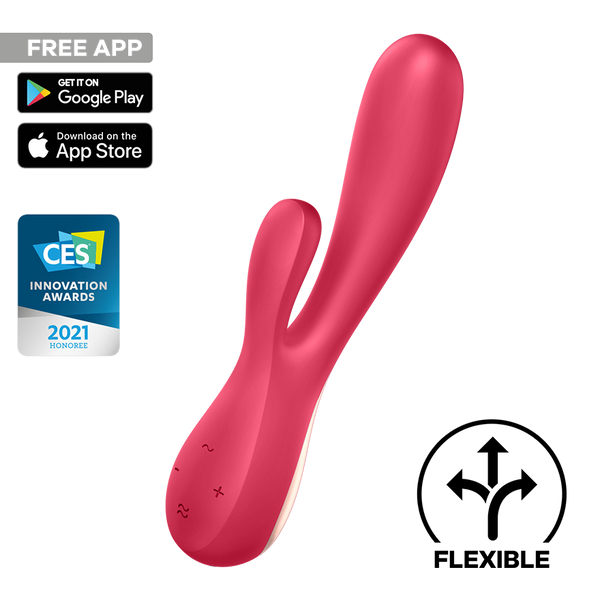 Satisfyer Mono Flex Connect App rosso: vibratore punto G
