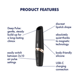 Satisfyer Perfect Kiss: succhia clitoride ad Air Pulse