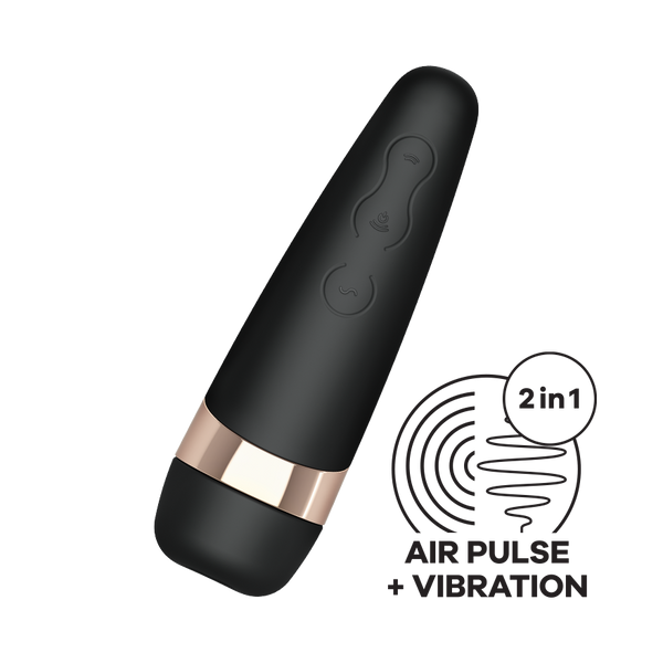 Satisfyer Pro 3+ nero: succhia clitoride ad Air Pulse
