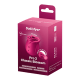 Satisfyer Pro 2 Classic Blossom rosso: succhia clitoride ad Air Pulse