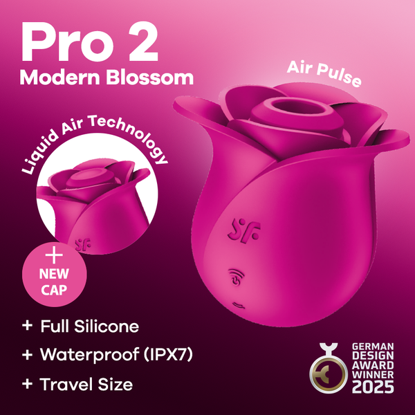 Satisfyer Pro 2 Modern Blossom rosa: succhia clitoride ad Air Pulse